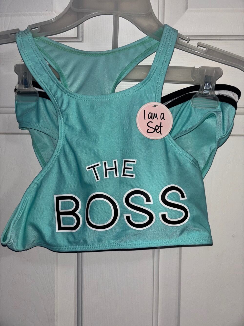 Bobbie Brooks Women's Bikini 2 Piece Swimsuit Teal Turquoise The Boss Medium NWT